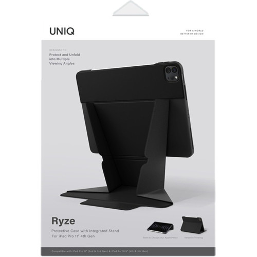 Чехол Uniq RYZE для iPad Pro 11 (2022/21) / Air 10.9 (2022/20) Black