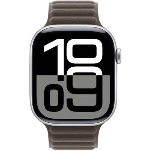 Смарт-часы Apple Watch Series 10 42mm Silver Aluminum Case with Dark Taupe Magnetic Link S/M