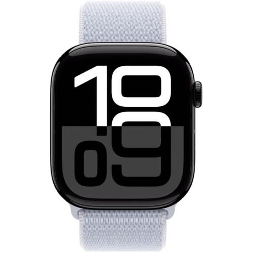 Смарт-часы Apple Watch Series 10 46mm Jet Black Aluminum Case with Blue Cloud Sport Loop