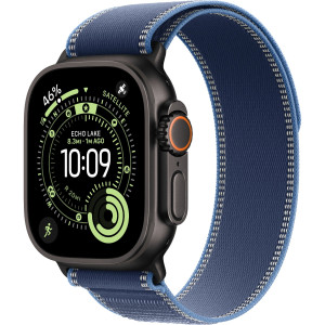 Смарт-часы Apple Watch Ultra 3 (2025) 49mm Black Titanium Case with Blue/Bright Blue Trail Loop S/M