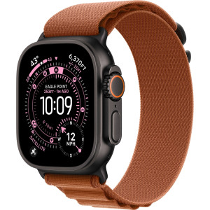 Смарт-часы Apple Watch Ultra 3 (2025) 49mm Black Titanium Case with Terra Cotta Alpine Loop L