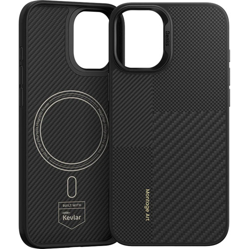 Чехол Benks Montage ArmorPro Case built with Kevlar для iPhone 16 Plus Black