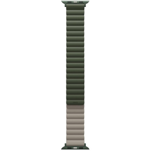 Ремешок Uniq Revix reversible Magnetic для Apple Watch 44/45/49 Green/Taupe