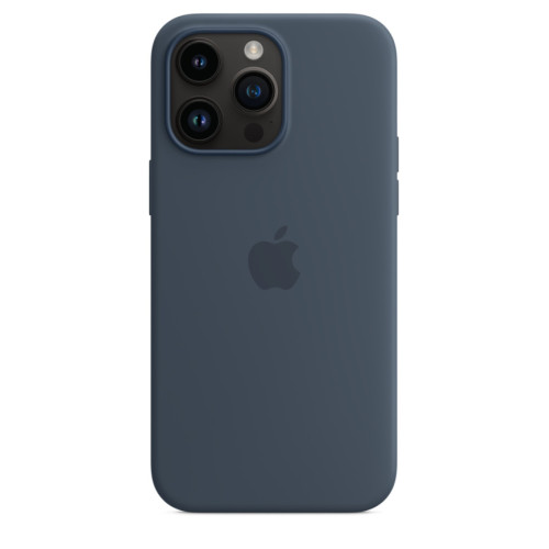 Силиконовый чехол Apple MagSafe для iPhone 14 Pro Storm Blue