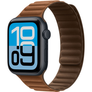Смарт-часы Apple Watch SE (2025) 44mm Midnight Aluminum Case with Caramel Magnetic Link M/L