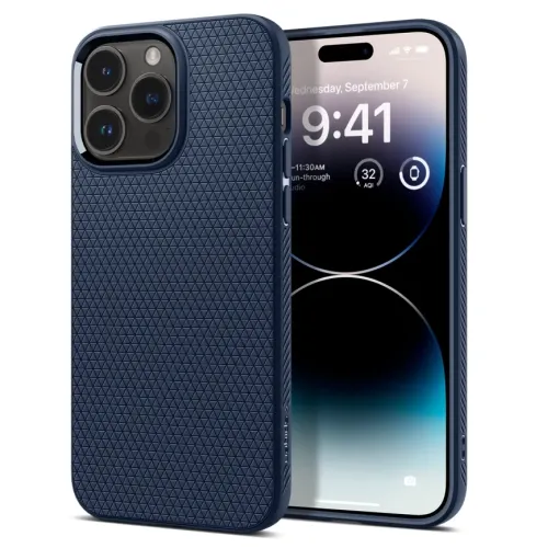Чехол Spigen Liquid Air для iPhone 14 Pro (ACS04958) Navy Blue