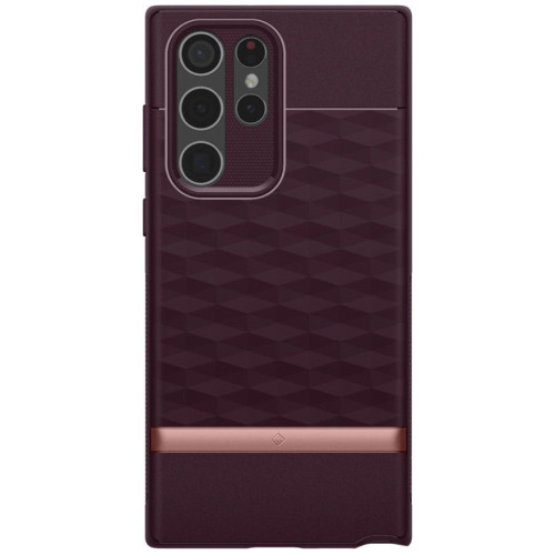 Чехол Spigen Parallax Galaxy S22 Ultra (ACS03941) Burgundy