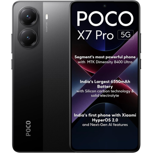 Смартфон Xiaomi Poco X7 Pro 5G 8/256Gb Black Global Version