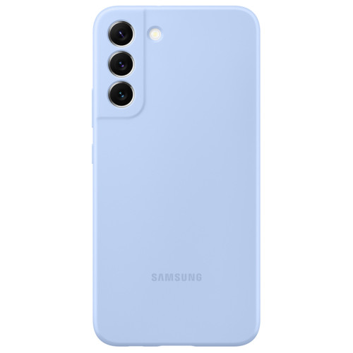 Чехол Samsung Silicone Cover для Galaxy S22 Plus (EF-PS906TLEGRU) Arctic Blue