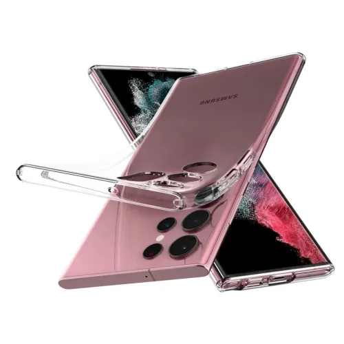 Чехол Spigen Liquid Crystal Galaxy S22 Ultra (ACS03912) Crystal-clear