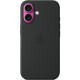 Чехол Apple Silicone Case with MagSafe для iPhone 16 Black