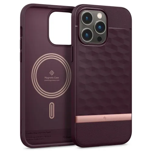 Чехол Spigen Caseology Parallax Mag для iPhone 14 Pro (ACS05004) Burgundy