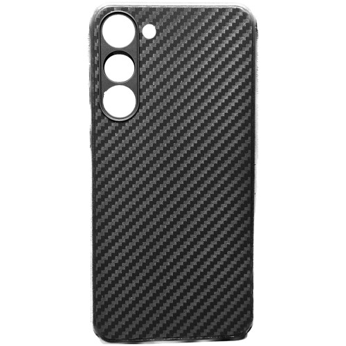 Чехол Silicone Carbon для Galaxy S23 Black