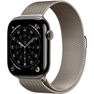 Смарт-часы Apple Watch Series 11 46mm Slate Titanium Case with Natural Milanese Loop M/L