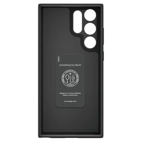 Чехол Spigen Thin Fit Galaxy S22 Ultra (ACS03911) Black