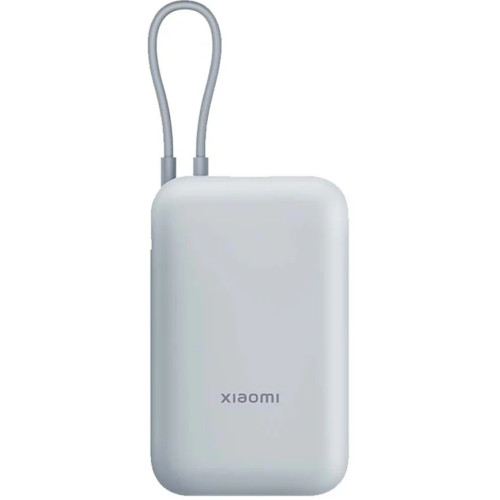 Внешний аккумулятор Xiaomi Power Bank 10000mAh (Integrated Cable) Ice Blue