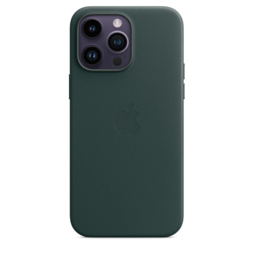 Кожаный чехол Telesin MagSafe для iPhone 14 Pro Forest Green
