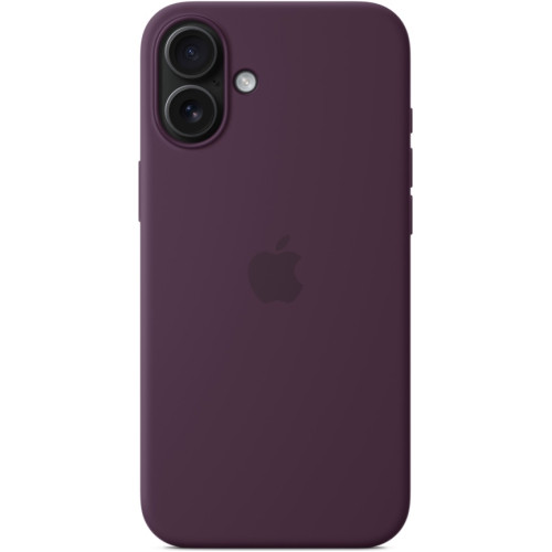 Чехол Apple Silicone Case with MagSafe для iPhone 16 Plus Plum