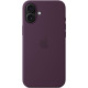 Чехол Apple Silicone Case with MagSafe для iPhone 16 Plus Plum