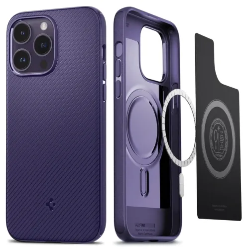 Чехол Spigen Mag Armor MagFit для iPhone 14 Pro Max (ACS05584) Violet