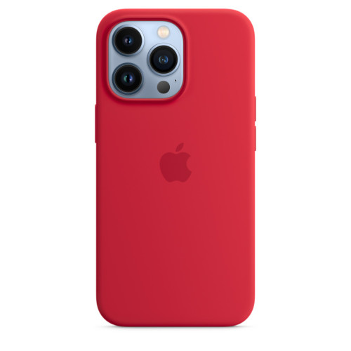 Силиконовый чехол Apple MagSafe для iPhone 13 Pro Red