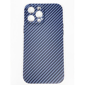 Чехол под карбон и кевлар LUXO для iPhone 14 Pro Carbon\Blue