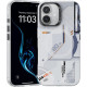 Чехол Benks Magnetic Perspective-Mecha Case with MagSafe для iPhone 16 White