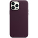 Кожаный чехол Apple MagSafe для iPhone 13 Pro Dark Cherry