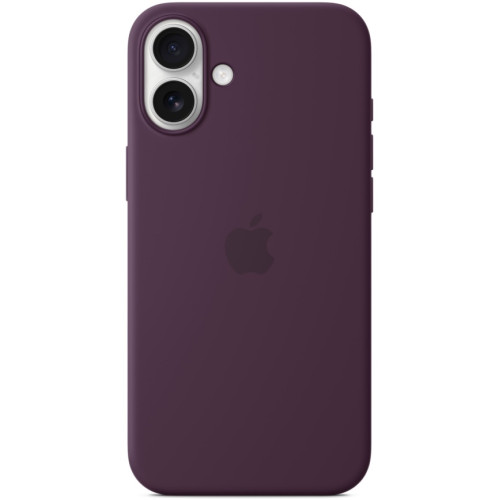 Чехол Apple Silicone Case with MagSafe для iPhone 16 Plus Plum