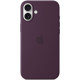 Чехол Apple Silicone Case with MagSafe для iPhone 16 Plus Plum