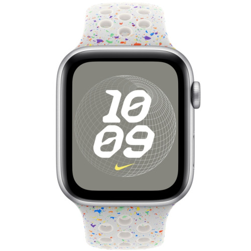 Ремешок Apple Watch 46mm Pure Platinum Nike Sport Band S/M