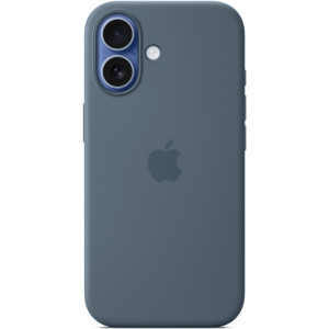 Чехол Apple Silicone Case with MagSafe для iPhone 17 Anchor Blue