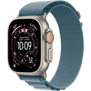 Смарт-часы Apple Watch Ultra 3 (2025) 49mm Natural Titanium Case with Light Blue Alpine Loop M