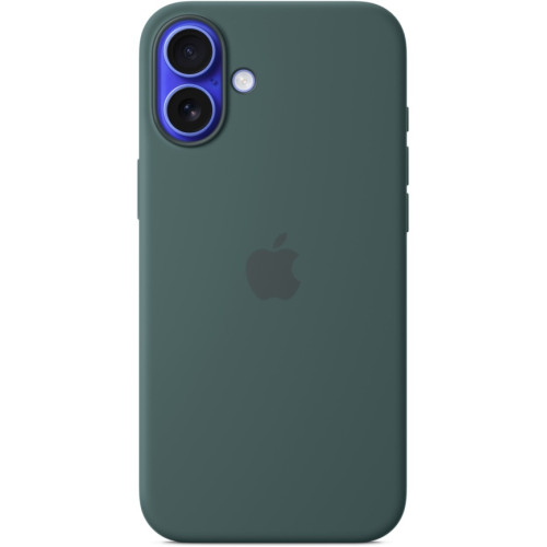 Чехол Apple Silicone Case with MagSafe для iPhone 16 Plus Lake Green