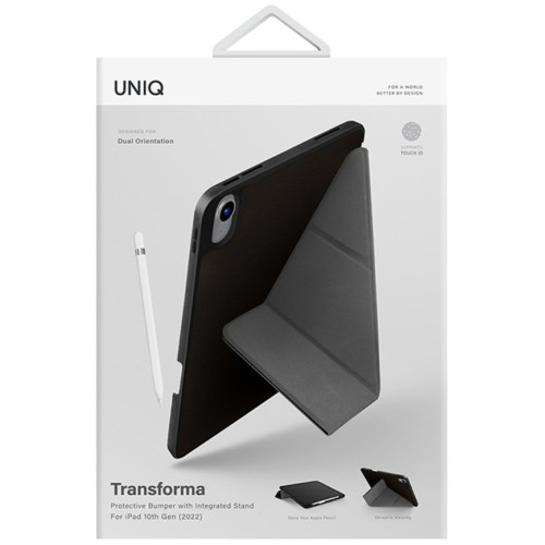 Чехол Uniq Transforma для iPad 10.9 2022 Black