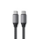 Кабель Satechi USB-C/USB-C 0,25m ST-TCC10M Space Grey