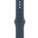 Смарт-часы Apple Watch Series 9 41mm Silver Aluminum Case with Storm Blue Sport Band S/M (MR903)