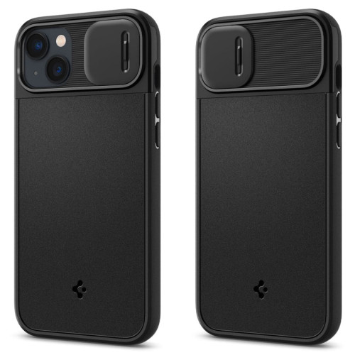 Чехол Spigen Optik Armor (MagFit) для iPhone 14 (ACS05070) Black