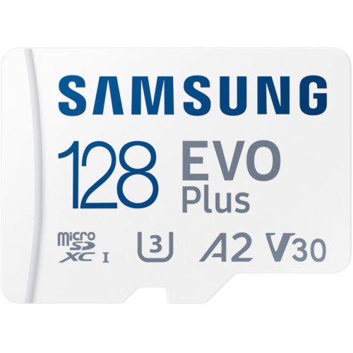 Карта памяти Samsung EVO Plus 128GB MicroSDXC Class 10/UHS-I U3 (MB-MC128SA)