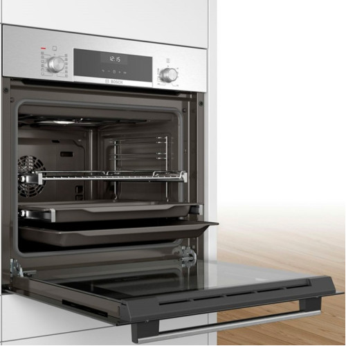 Электрический духовой шкаф Bosch Serie 6 HIJ517YS0R Silver