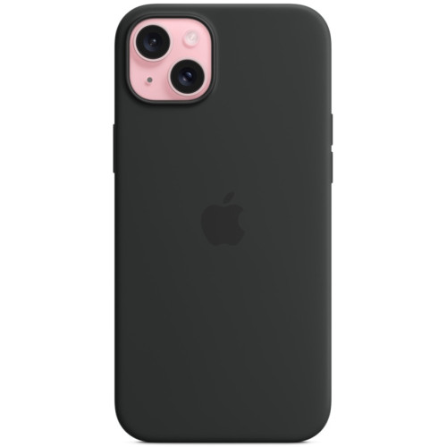 Силиконовый чехол Apple MagSafe для iPhone 15 Plus Black