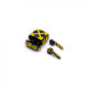 Наушники Apple AirPods 2 Color (MV7N2) Total Off-White Black Yellow