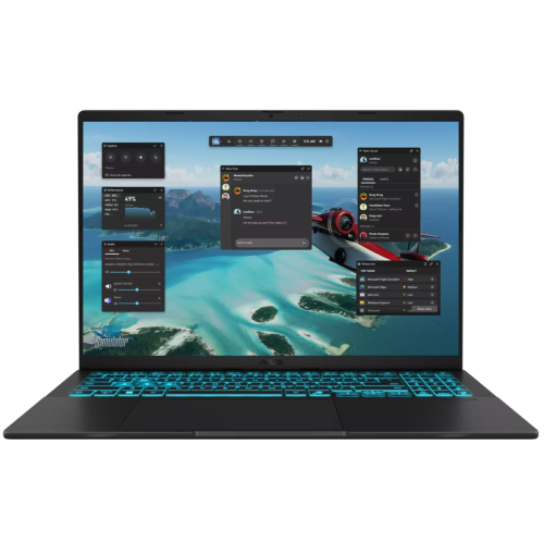Игровой ноутбук ASUS V16 (Core 7, 32 ГБ, 1 ТБ, RTX 5070, 144 Гц, Win 11) Черный