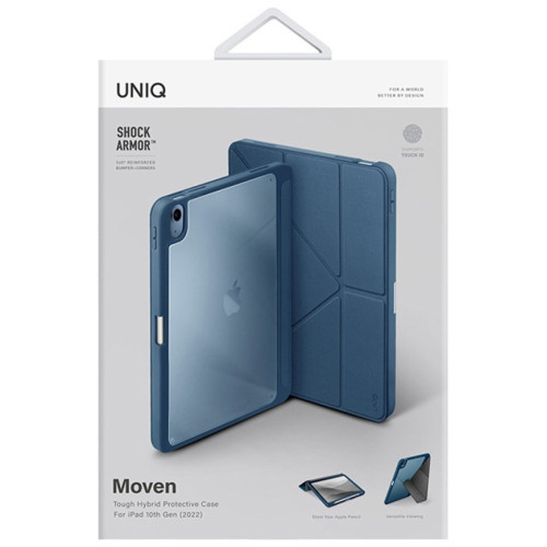 Чехол Uniq Moven для iPad 10.9 2022 Capri Blue