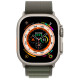 Смарт-часы Apple Watch Ultra GPS + Cellular 49mm Titanium Case with Green Alpine Loop S (MNHQ3)