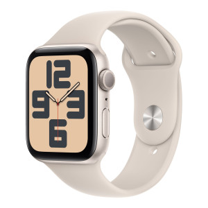 Смарт-часы Apple Watch SE (2023) 40mm Starlight Aluminium Case with Starlight Sport Band S/M (MR9U3)