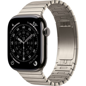 Смарт-часы Apple Watch Series 11 46mm Slate Titanium Case with Natural Link Bracelet