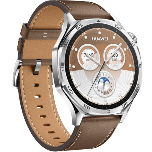 Смарт-часы Huawei Watch GT 5 46mm Brown Leather (55020DGK)