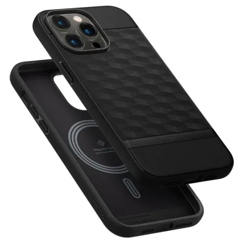 Чехол Spigen Caseology Parallax Mag для iPhone 14 Pro (ACS05002) Matte Black