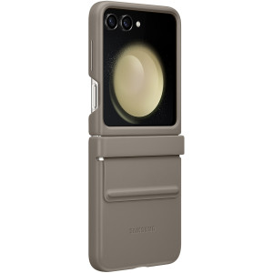 Чехол Samsung Series для Galaxy Z Flip 5 Flap Eco-Leather Case Etoupe